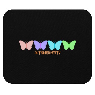 Discover Autism Identity Butterfly Mouse Pads