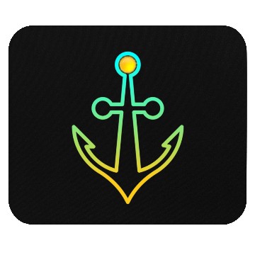 Discover Preppy Nautical Anchor For Sailors Boaters Mouse Pads
