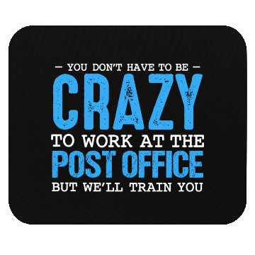 Discover Mail Carrier Postal Post Office Worker Postman Mouse Pads