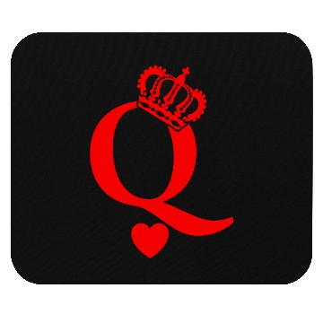 Discover Queen Of Hearts King Of Hearts Playing Cards Deck Mouse Pads