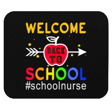 Discover Elementary School Registered Nurse Back To School Mouse Pads