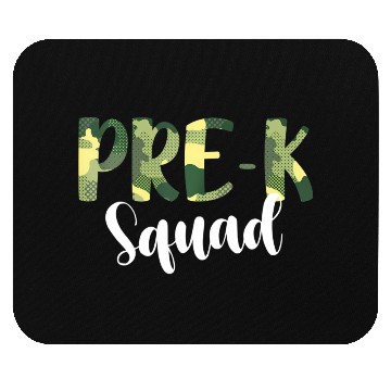 Discover Camo Pre-K Squad Back To School Camouflage Mouse Pads
