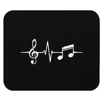 Discover Treble Clef Hebeat Musical Notes Musician Mouse Pads
