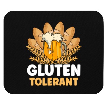 Discover Gluten Tolerant Meme Humor Drinking Mouse Pads