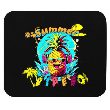 Discover Summer Vibes Pineapple Party Mouse Pads