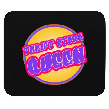 Discover Thrift Store Queen purple yellow Mouse Pads