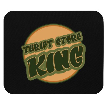 Discover Thrift Store King natural Mouse Pads