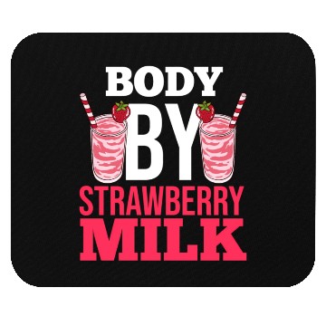 Discover Strawberry Milk Shake Korean Vegan Japanese Mouse Pads