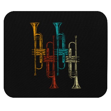 Discover Trumpet Mouse Pads
