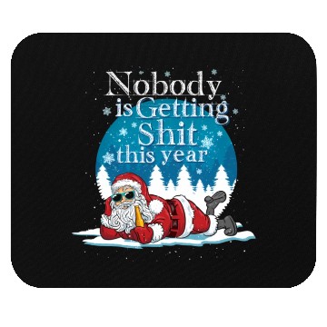 Discover Santa 2020 Claus Ugly Bad Santa Mouse Pads