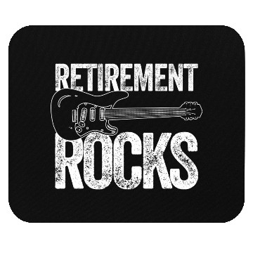 Discover Guitar Guitarist Retirement Mouse Pads
