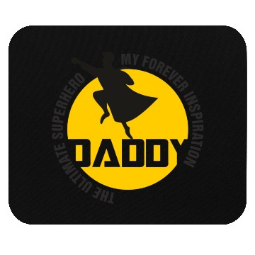 Discover DADDY - The Ultimate Super Hero Mouse Pads
