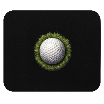 Discover Golf Ball Green Grass Golfer Golf Player Golfing Mouse Pads