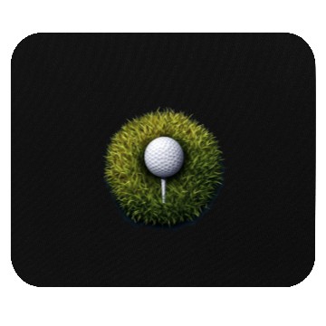 Discover Golf Ball Green Grass Golfer Golf Player Golfing Mouse Pads