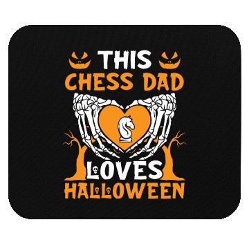Discover Chess Halloween Trick Or Treat Chess Board Game Mouse Pads