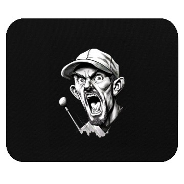 Discover Golfer Golf Player Golfing Men Mouse Pads