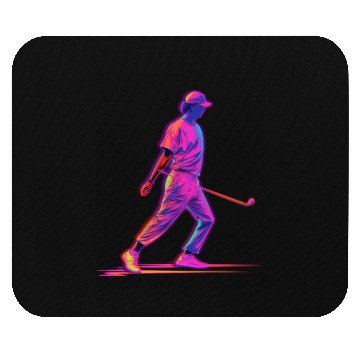 Discover Golfer Golf Player Golfing 80s 90s Retro Mouse Pads
