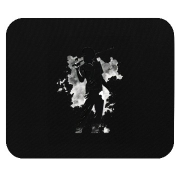 Discover Golfer Afro Man Golf Player African American Mouse Pads