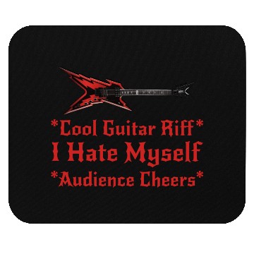 Discover Cool Guitar Riff I Hate Myself Mouse Pads