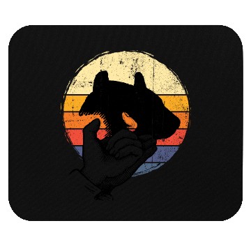 Discover Animal Shadows bear Mouse Pads