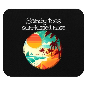 Discover Walking At Sea With Sandy Toes And Sun Kissed Nose Mouse Pads