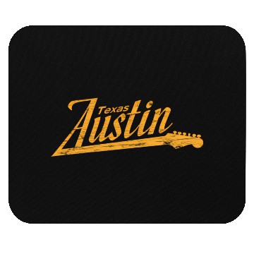 Discover Austin Texas Guitar Neck Mouse Pads