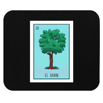 Discover El Arbol Lottery Card The Tree Card Mecan Mouse Pads