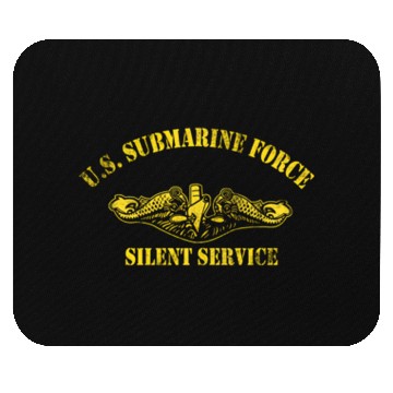 Discover Us Submarine Force Silent Service Veteran Submarin Mouse Pads