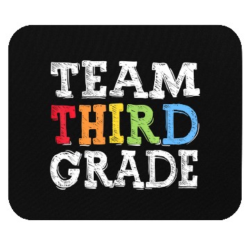 Discover Team 3rd Grade Squad Third Teacher Student Back Mouse Pads
