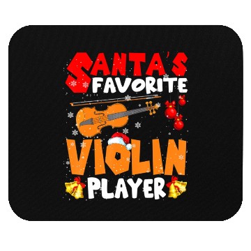 Discover Santa's Favorite Violin Player Xmas Santa Musical Mouse Pads