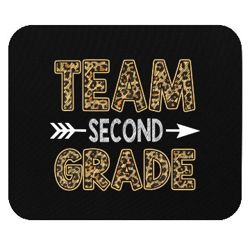 Discover Team Second Grade Leopard 2nd Grade Back To Mouse Pads