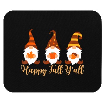Discover Happy Fall Y'all Autumn Gnome Mouse Pads