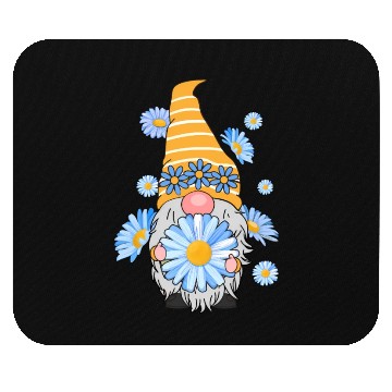 Discover Z4R8 Daisy Gnomes Floral Gnomes Spring Mouse Pads