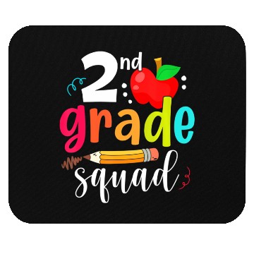 Discover Second Grade Squad Funny Back To School 2nd Mouse Pads
