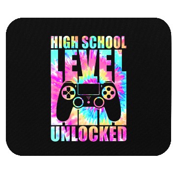 Discover High School Level Unlocked Tie Dye Back To School Mouse Pads