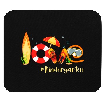 Discover Love Kindergarten Summer Christmas In July Flip Mouse Pads