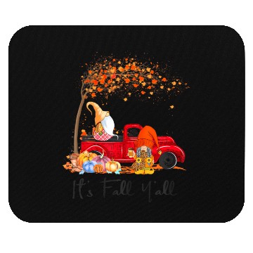 Discover It's Fall Y'all Girls Fall Vibes Autumn Leaves Mouse Pads
