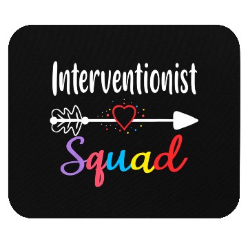 Discover Interventionist Squad Funny Back To School Mouse Pads