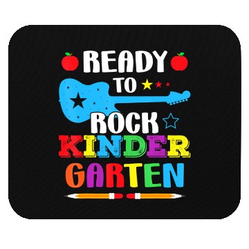 Discover Ready To Rock Kindergarten Back To School Mouse Pads