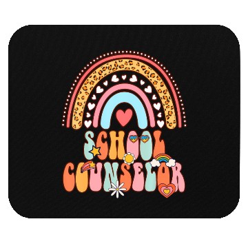 Discover School Counselor Groovy Back to School Mouse Pads