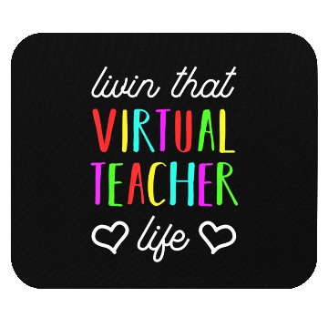 Discover Virtual Teacher Life For Back To School Educator Mouse Pads