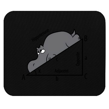 Discover Math Humor Hippotenuse Hypotenuse Mouse Pads