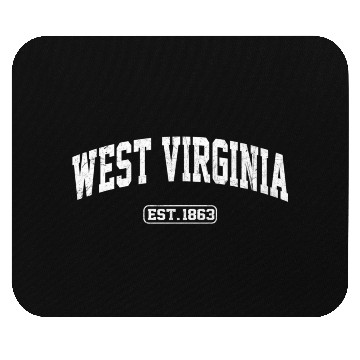 Discover West Virginia State Athletic Style Mouse Pads