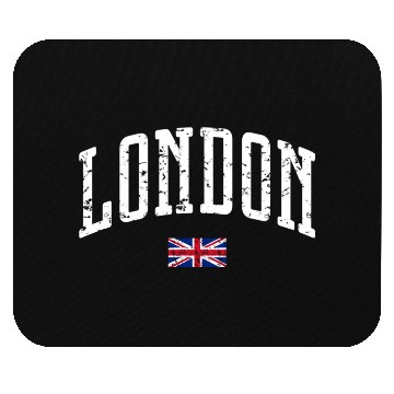 Discover London Flag City Mouse Pads