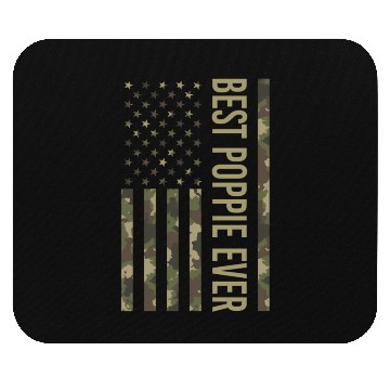 Discover Best Poppie Ever Us American Flag Camo For Mouse Pads