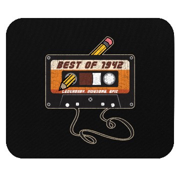 Discover Best Of 1942 Vintage Edition Cassette Tape Mouse Pads