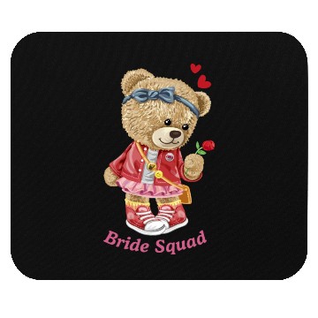 Discover Bride Squad cute bear Mouse Pads