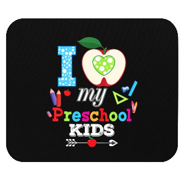 Discover I Love My Preschool Teacher Kid Back To School Mouse Pads