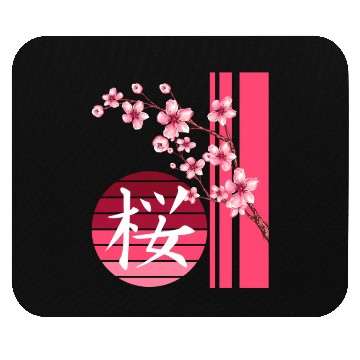 Discover Sakura Flowers Spring Cherry Blossoms Japanese Kan Mouse Pads
