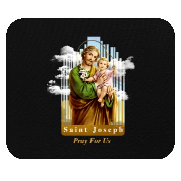 Discover Saint Joseph Catholic Church St Joseph With Infant Mouse Pads